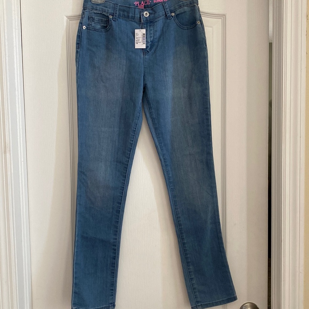 Children's Place Light Blue Super Skinny Jeans in Size 14 -NWT